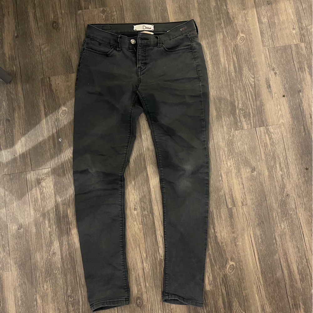 26 Dittos Skinny Black Jeans Mid Rise